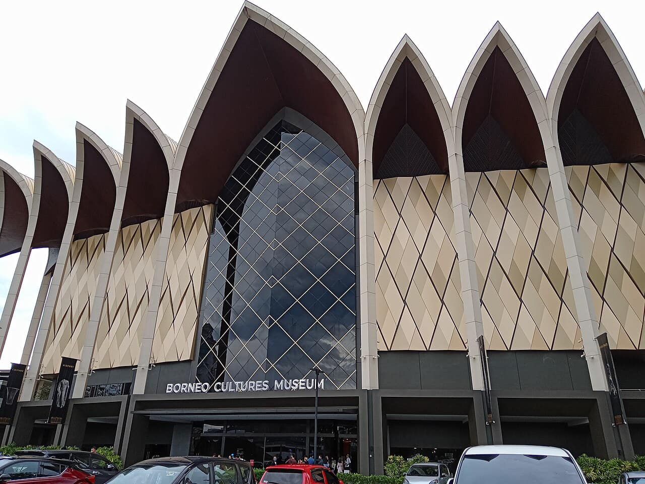 Front view of the Borneo Cultures Museum