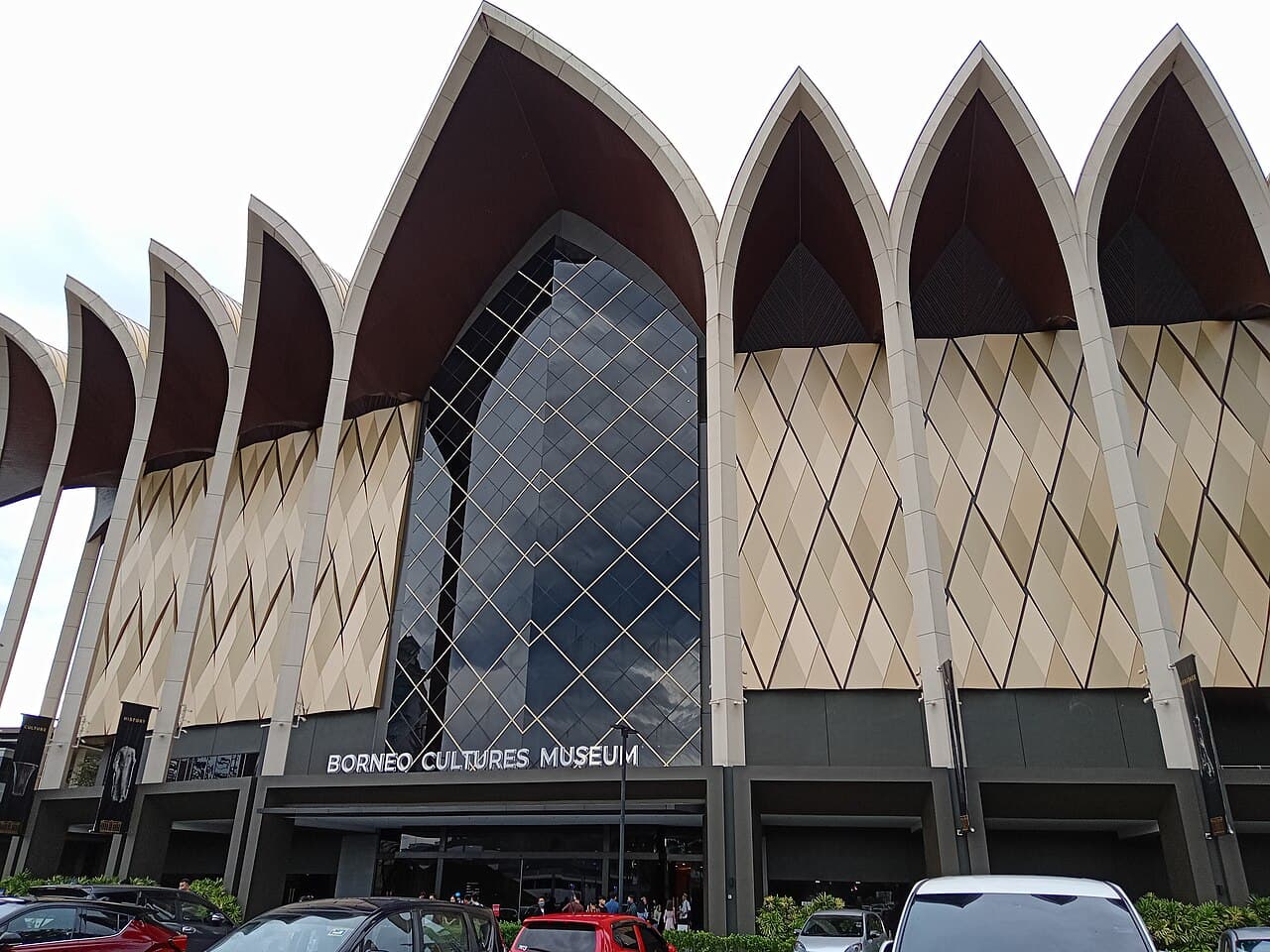Front view of the Borneo Cultures Museum