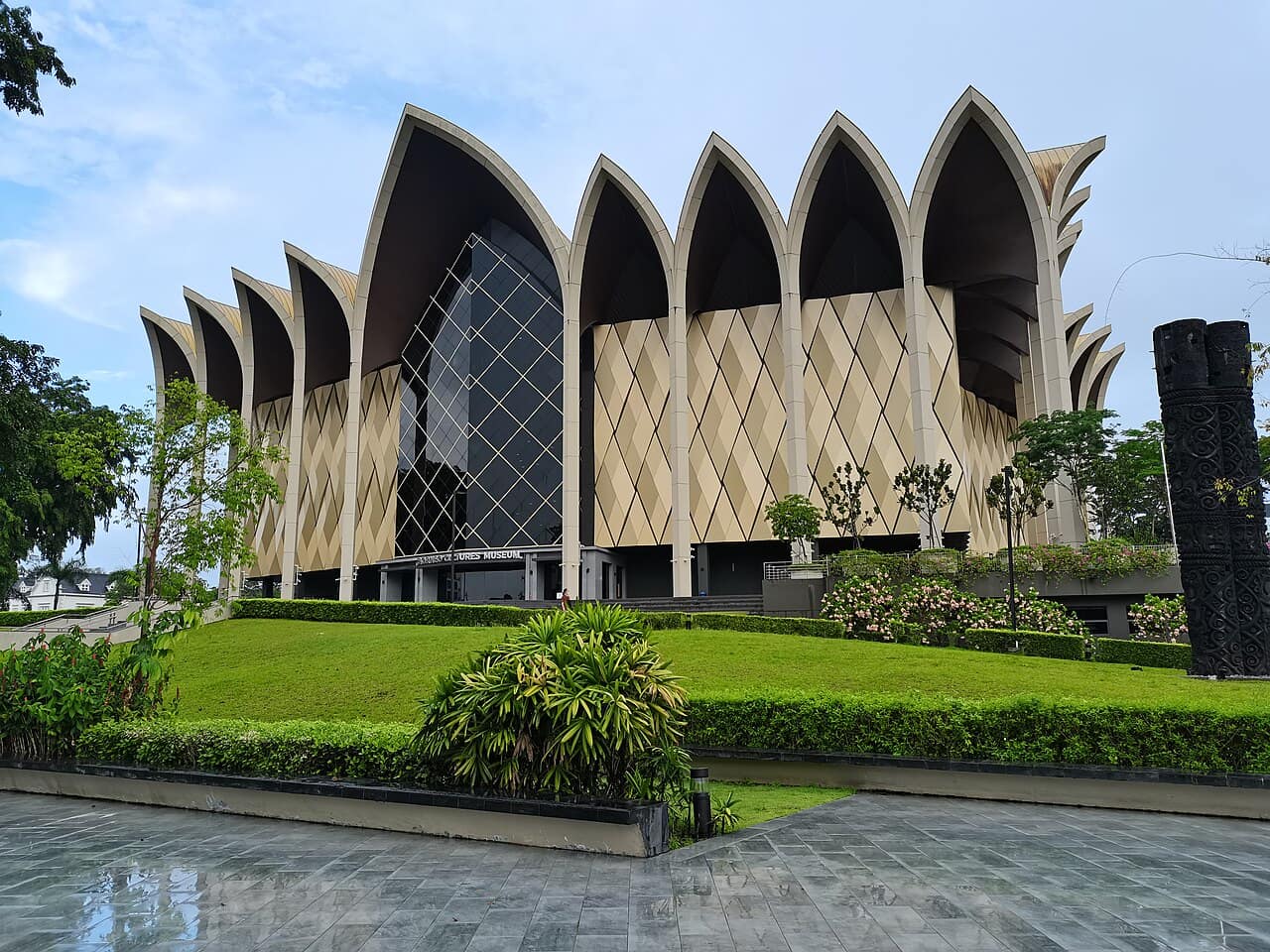 The museum seen from the old Sarawak Museum gardens