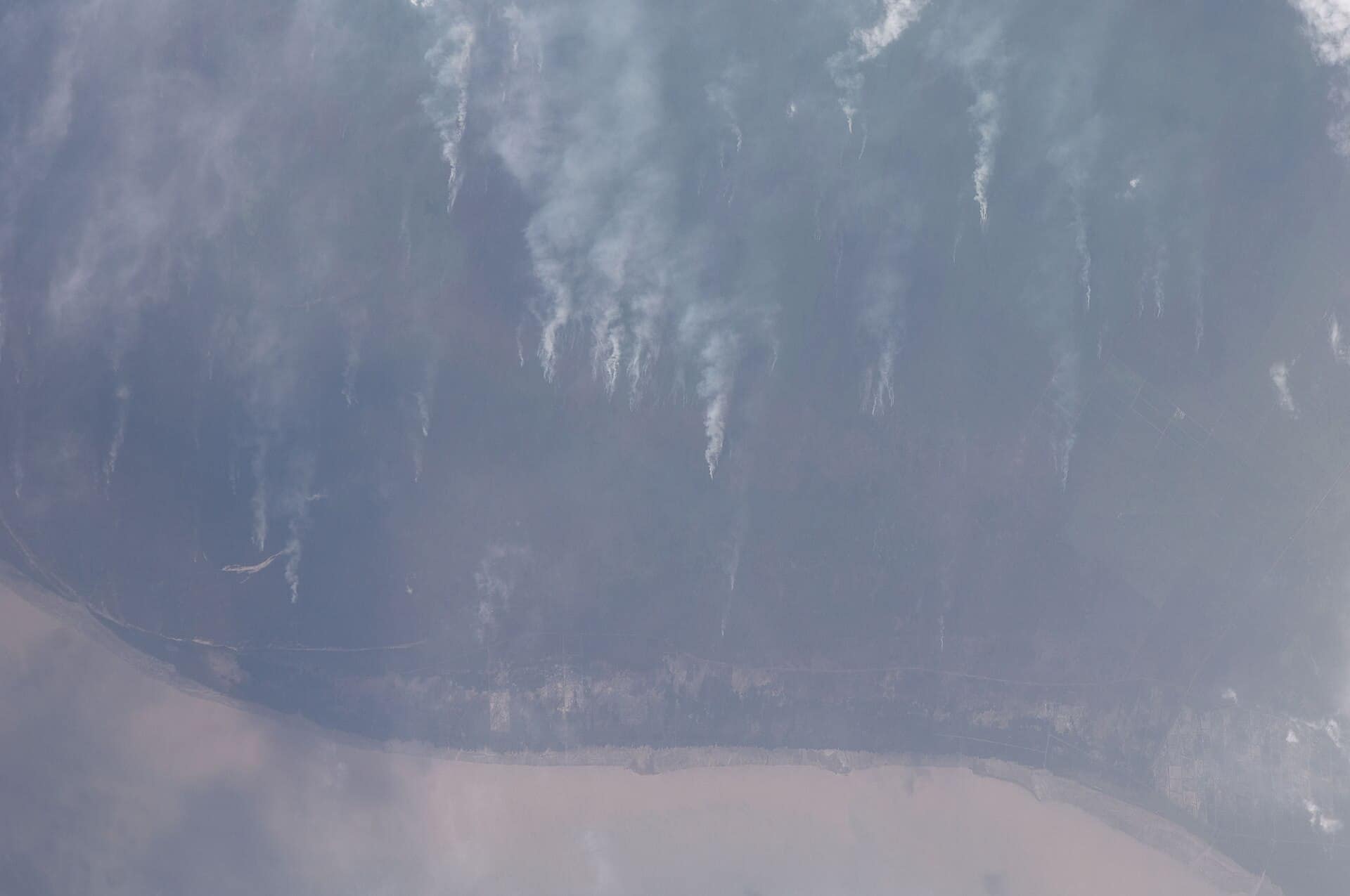 View of Borneo taken during ISS Expedition 29.