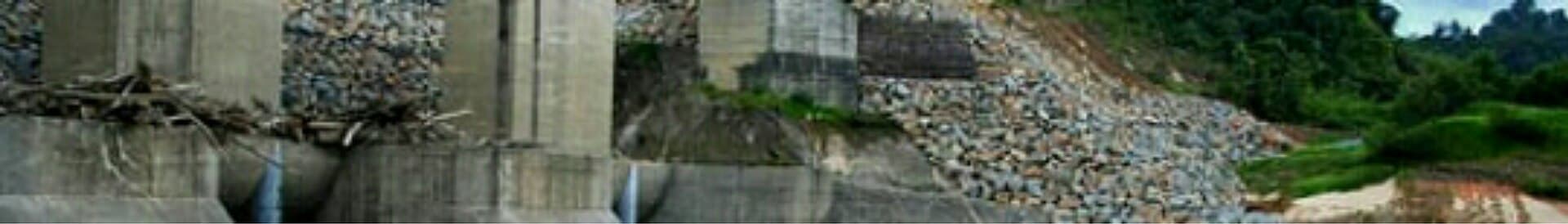 This file is a pagebanner, showing the Bakun Dam in the northen region of Belaga, Sarawak