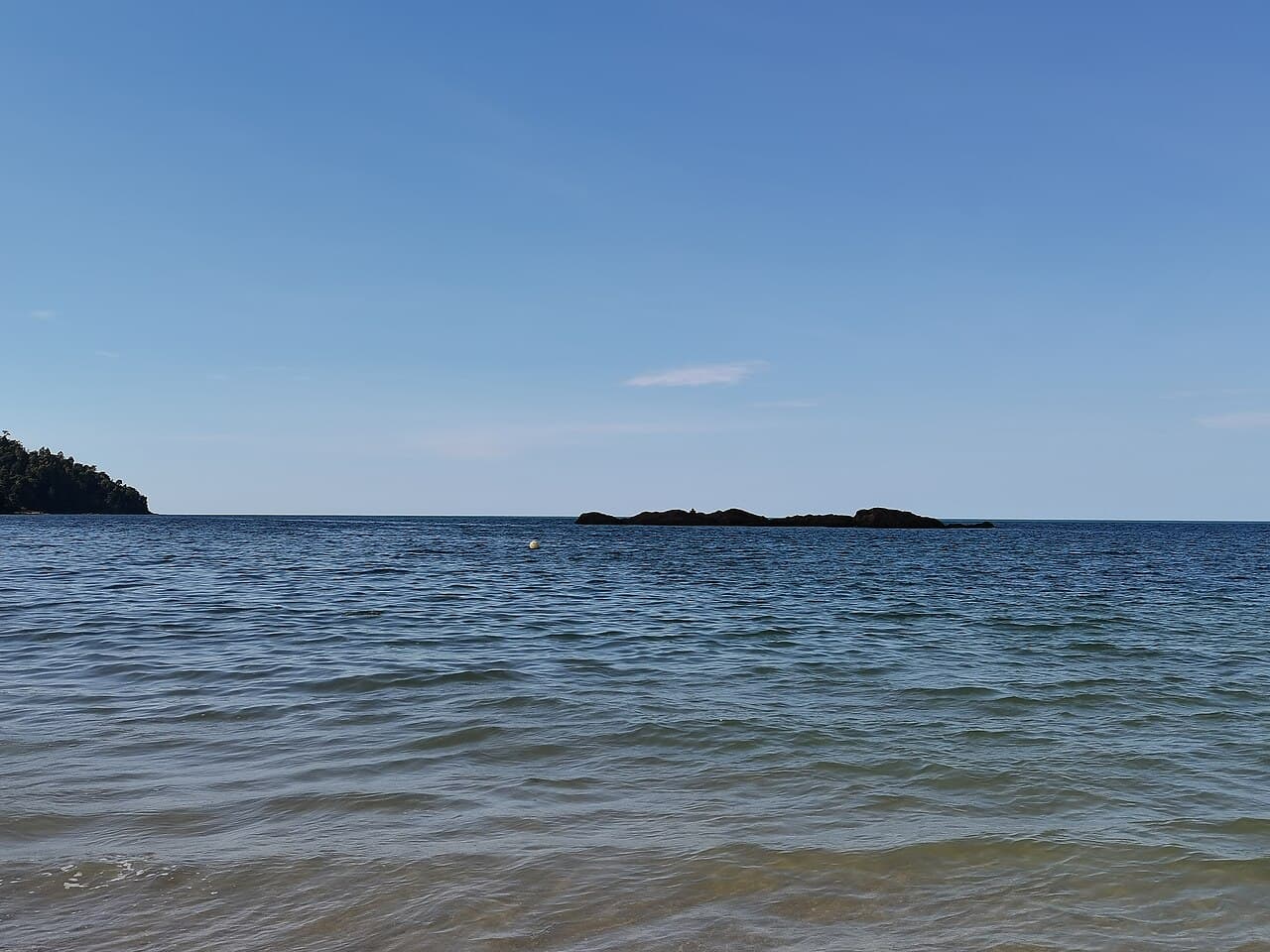 The bay at Telok Melano, the gateway village to Tanjung Datu