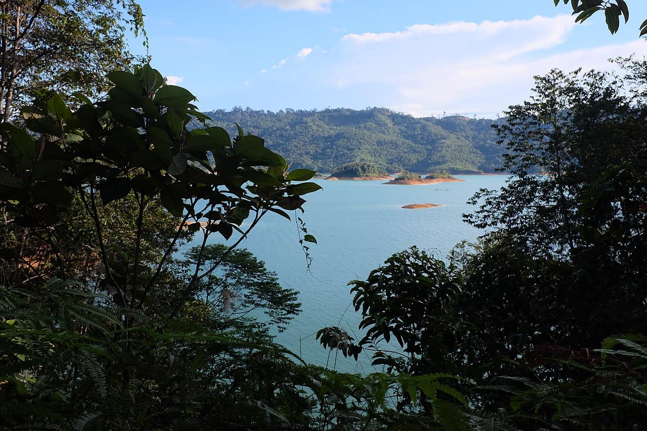 Looking out over the Batang Ai reservoir